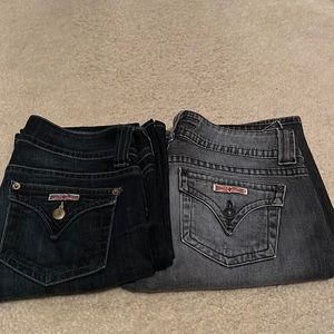 2 pair Hudson jeans